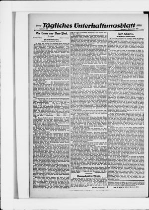 Berliner Volkszeitung vom 05.09.1921