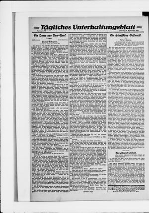 Berliner Volkszeitung vom 06.09.1921
