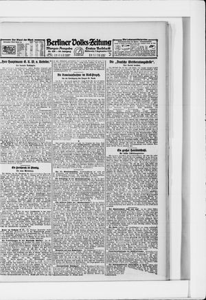 Berliner Volkszeitung vom 07.09.1921