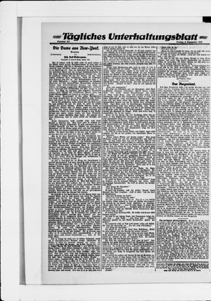 Berliner Volkszeitung vom 09.09.1921