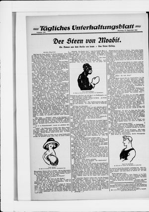 Berliner Volkszeitung vom 27.09.1921