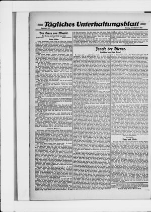 Berliner Volkszeitung vom 10.10.1921