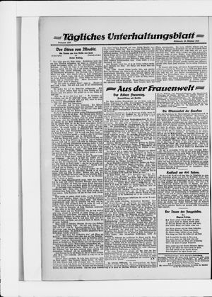 Berliner Volkszeitung vom 12.10.1921