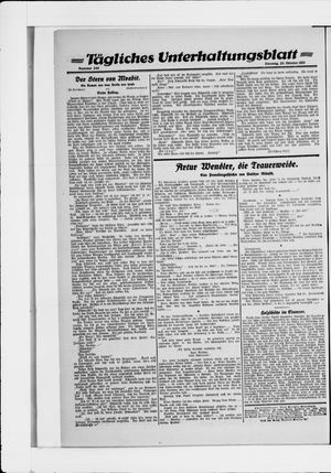Berliner Volkszeitung vom 25.10.1921