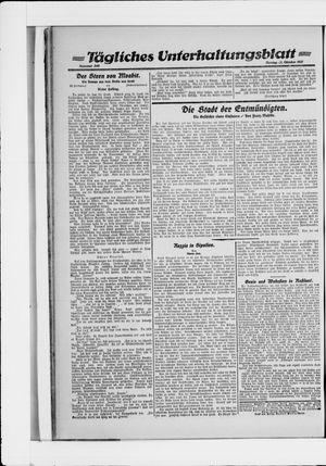 Berliner Volkszeitung vom 31.10.1921