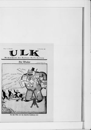 Berliner Volkszeitung vom 19.11.1921