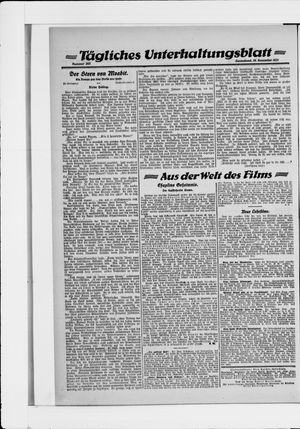 Berliner Volkszeitung vom 19.11.1921