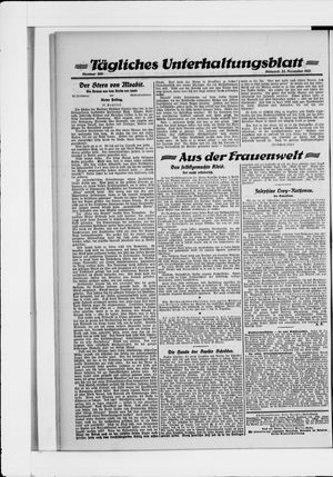 Berliner Volkszeitung vom 23.11.1921