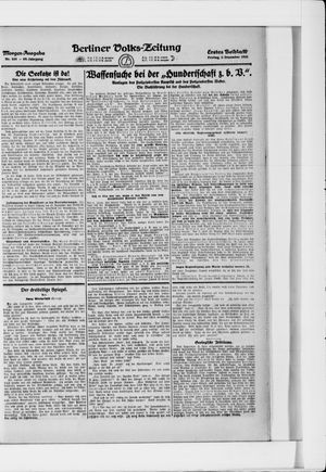 Berliner Volkszeitung vom 02.12.1921