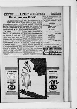 Berliner Volkszeitung vom 04.12.1921