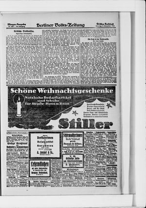 Berliner Volkszeitung vom 04.12.1921