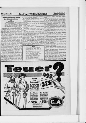 Berliner Volkszeitung vom 11.12.1921