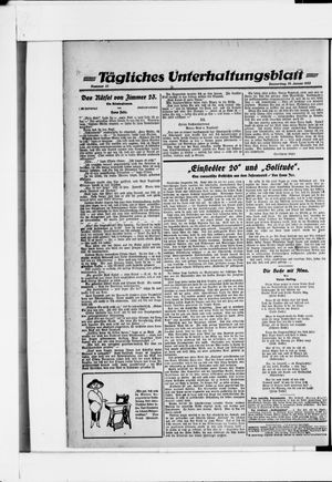 Berliner Volkszeitung vom 19.01.1922