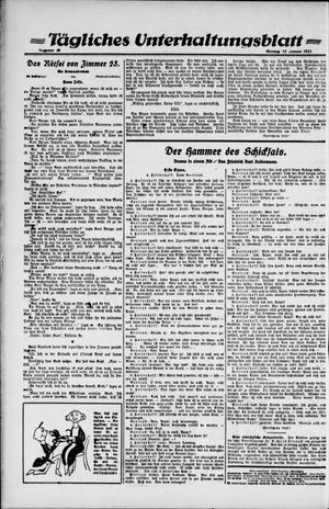 Berliner Volkszeitung vom 23.01.1922