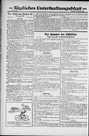 Berliner Volkszeitung vom 25.01.1922