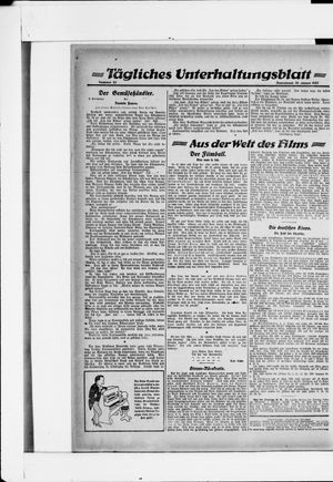 Berliner Volkszeitung vom 28.01.1922