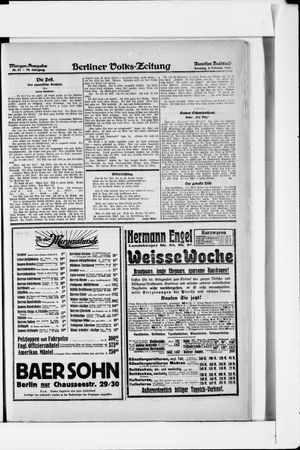 Berliner Volkszeitung vom 05.02.1922