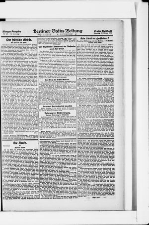 Berliner Volkszeitung on Feb 7, 1922