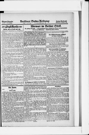 Berliner Volkszeitung vom 08.02.1922