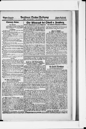 Berliner Volkszeitung vom 19.02.1922