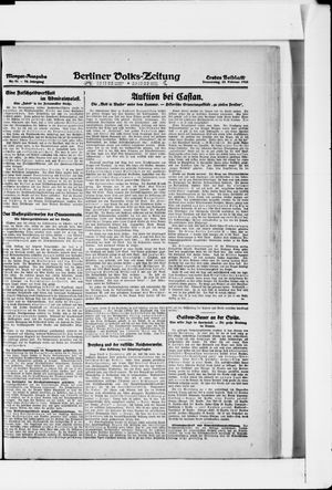 Berliner Volkszeitung on Feb 23, 1922