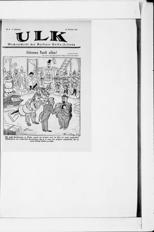 Berliner Volkszeitung vom 25.02.1922