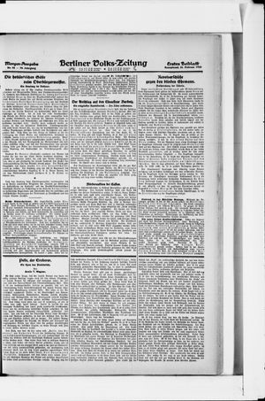 Berliner Volkszeitung vom 25.02.1922
