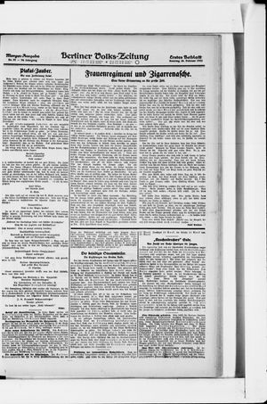 Berliner Volkszeitung vom 26.02.1922