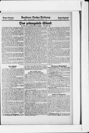 Berliner Volkszeitung vom 19.03.1922