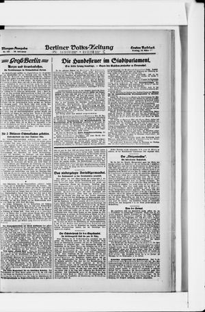 Berliner Volkszeitung vom 24.03.1922