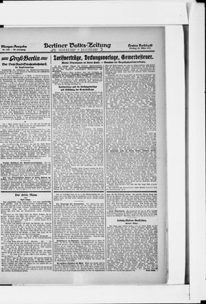 Berliner Volkszeitung vom 31.03.1922