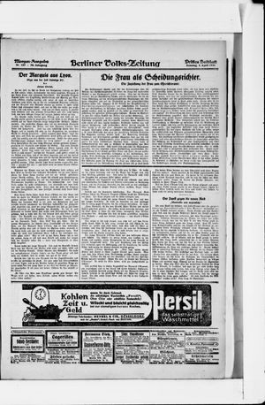 Berliner Volkszeitung on Apr 2, 1922