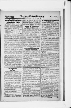 Berliner Volkszeitung vom 06.04.1922