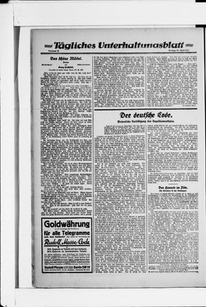Berliner Volkszeitung vom 10.04.1922