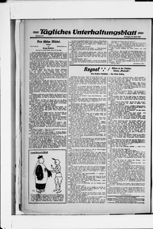 Berliner Volkszeitung vom 18.04.1922