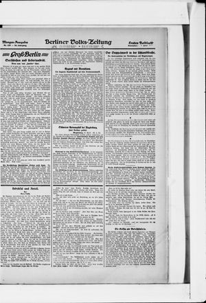 Berliner Volkszeitung vom 22.04.1922