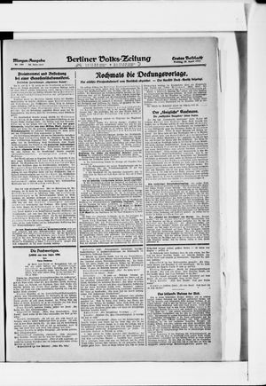 Berliner Volkszeitung vom 28.04.1922
