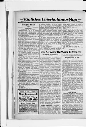 Berliner Volkszeitung vom 29.04.1922