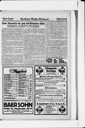 Berliner Volkszeitung vom 30.04.1922