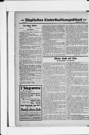 Berliner Volkszeitung vom 03.05.1922