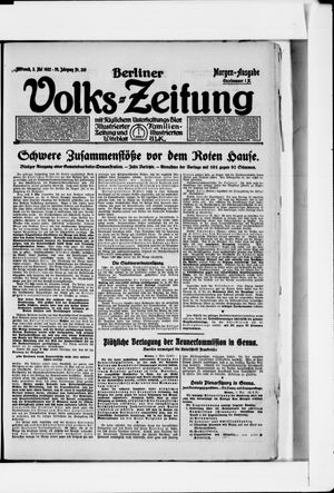 Berliner Volkszeitung vom 03.05.1922