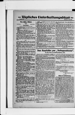 Berliner Volkszeitung vom 17.05.1922