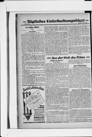 Berliner Volkszeitung on May 22, 1922