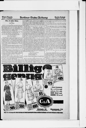 Berliner Volkszeitung vom 11.06.1922