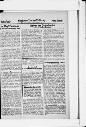 Berliner Volkszeitung on Jun 13, 1922