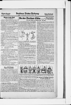 Berliner Volkszeitung vom 18.06.1922