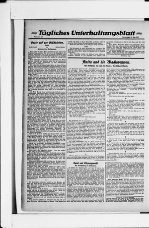 Berliner Volkszeitung vom 27.07.1922