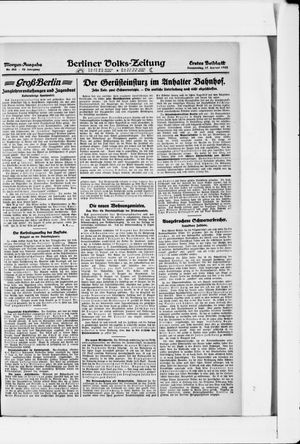 Berliner Volkszeitung on Aug 17, 1922