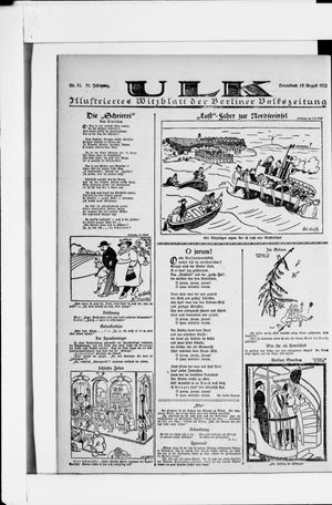 Berliner Volkszeitung vom 19.08.1922