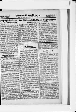 Berliner Volkszeitung vom 24.08.1922